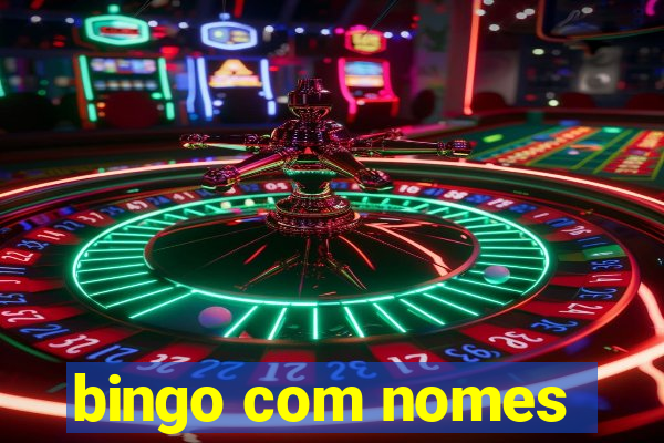 bingo com nomes